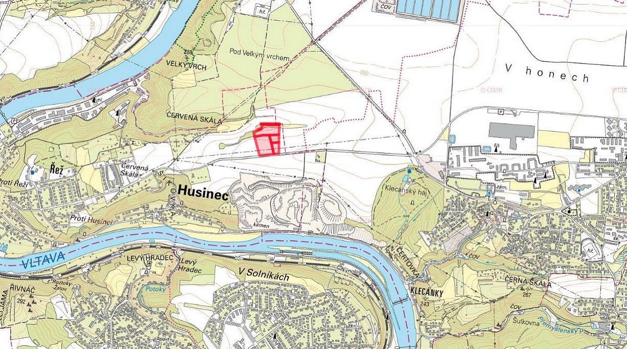 Zemědělské pozemky, Husinec, okres Praha-východ - 2