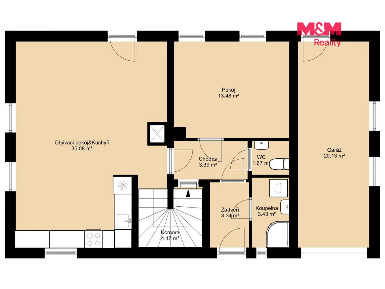 Prodej rodinný dům - Chlum u Třeboně, okres Jindřichův Hradec, 145 m² - 1