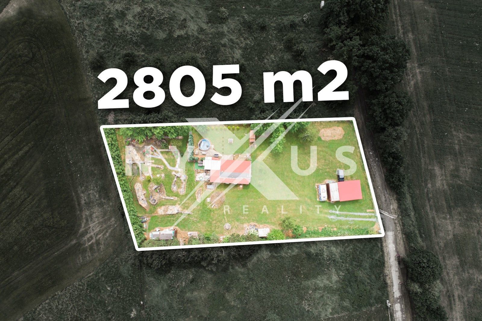 Pozemky pro bydlení, Kašovice, Strančice, 2 805 m²
