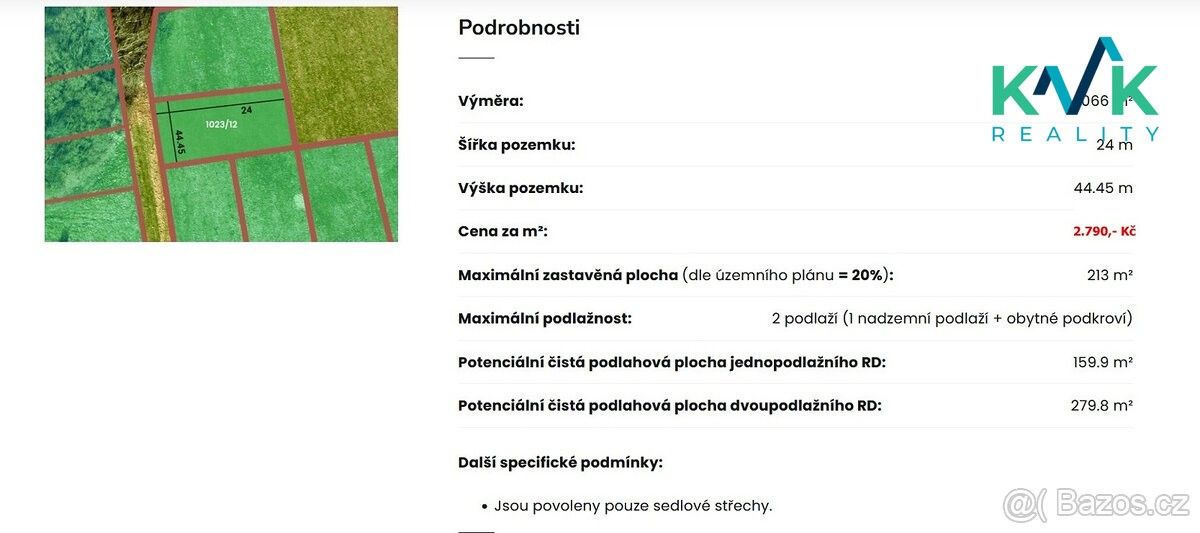 Prodej pozemek pro bydlení - Ostrov nad Ohří, 363 01