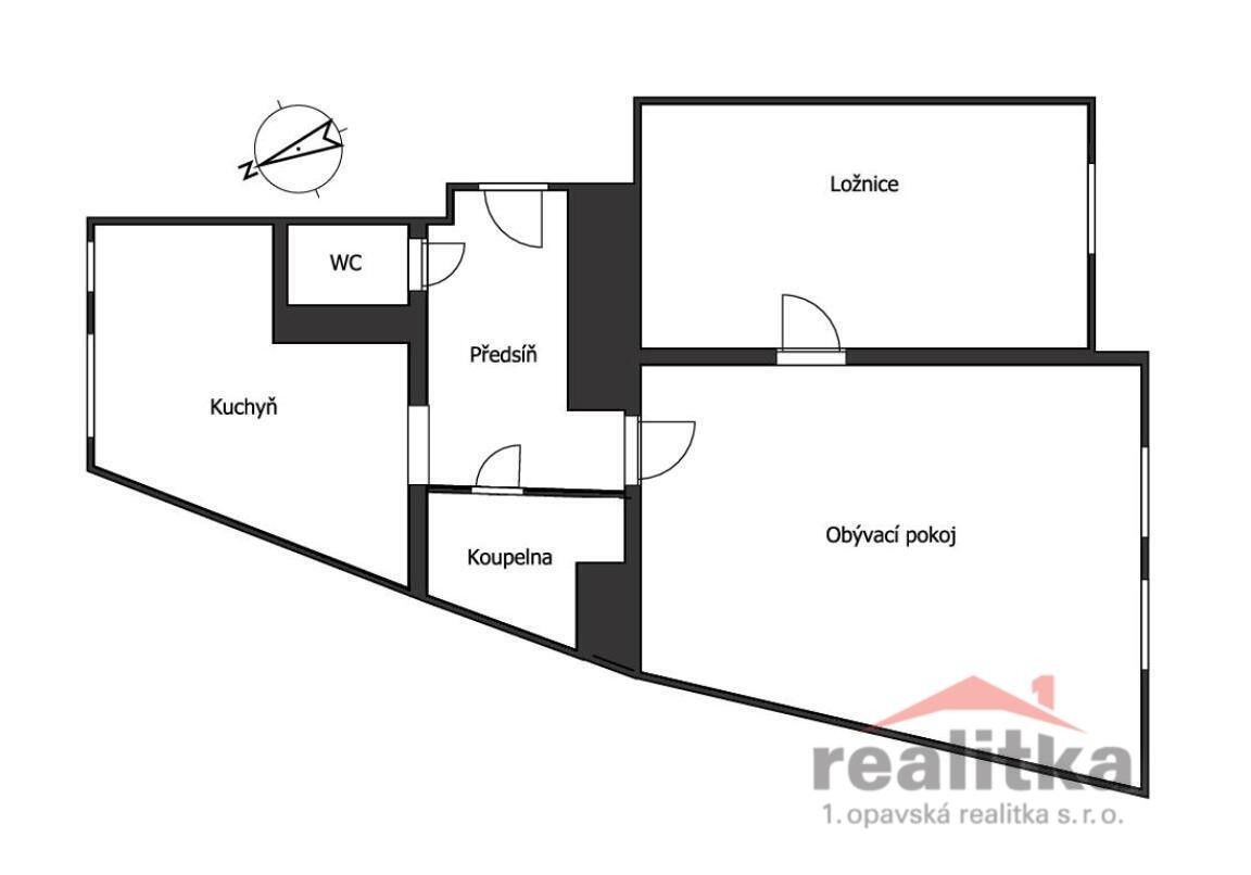 Byt 2+1 · 60 m² · Nákladní, Opava - 3