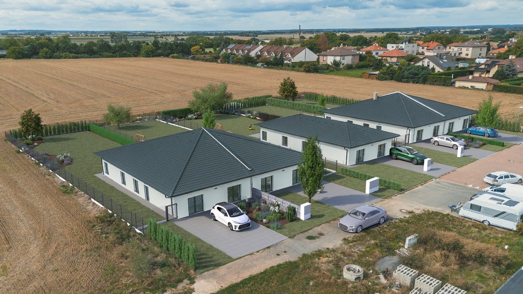 Rodinné domy, Jižní, Mikulovice, okres Pardubice, 123 m² - 1
