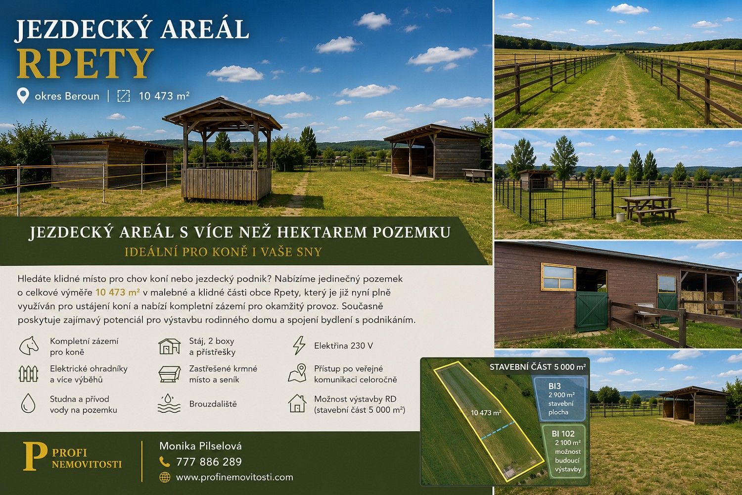 Komerční pozemky, Rpety, okres Beroun - 1