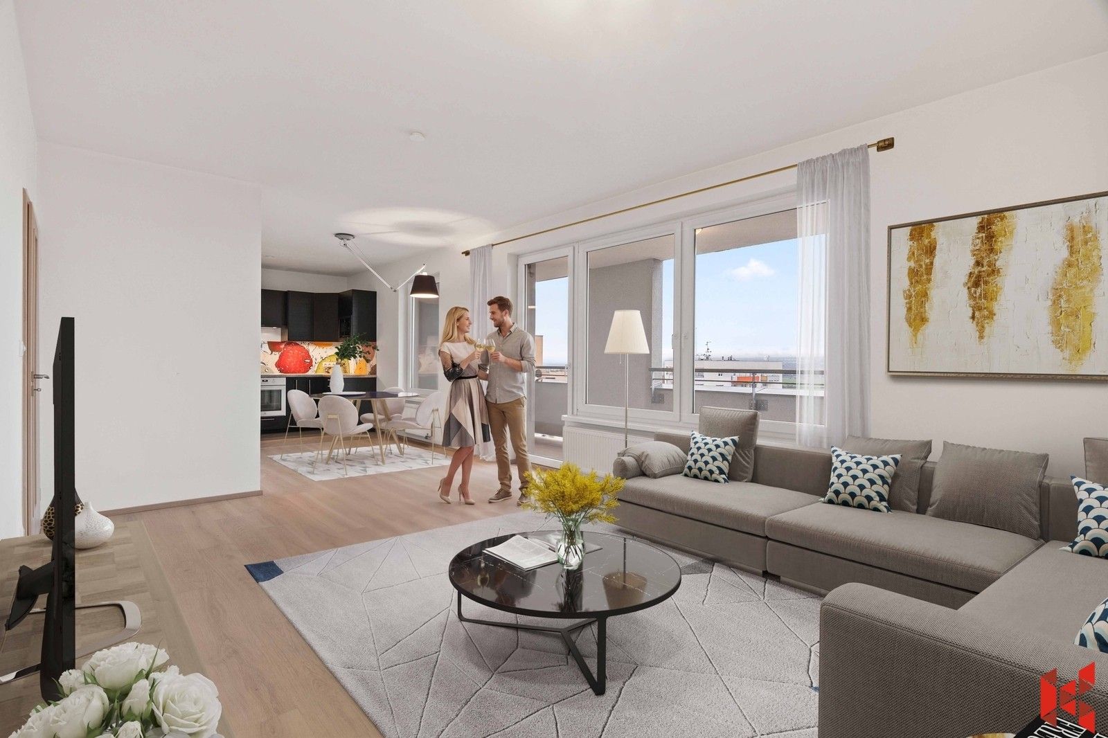 2+kk, Modenská, Praha, 64 m²