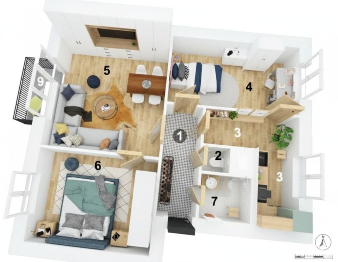 Byt 3+1 · 88 m² · Nehvizdská, Praha - Hloubětín - 2