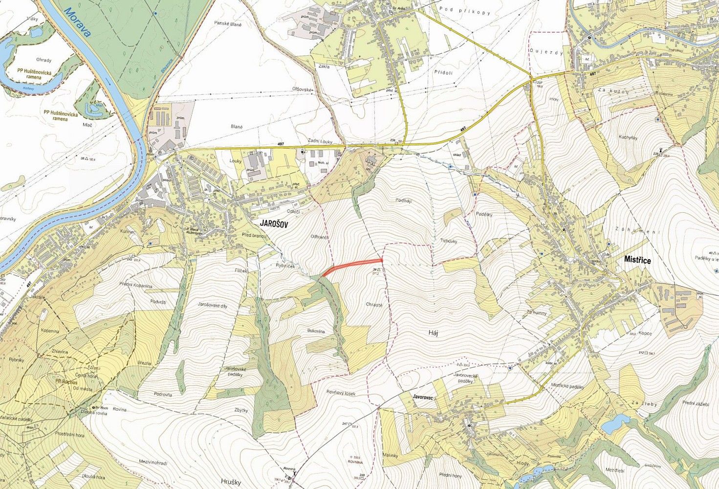 Prodej zemědělský pozemek - Kněžpole, okres Uherské Hradiště, Zlínský kraj - 2