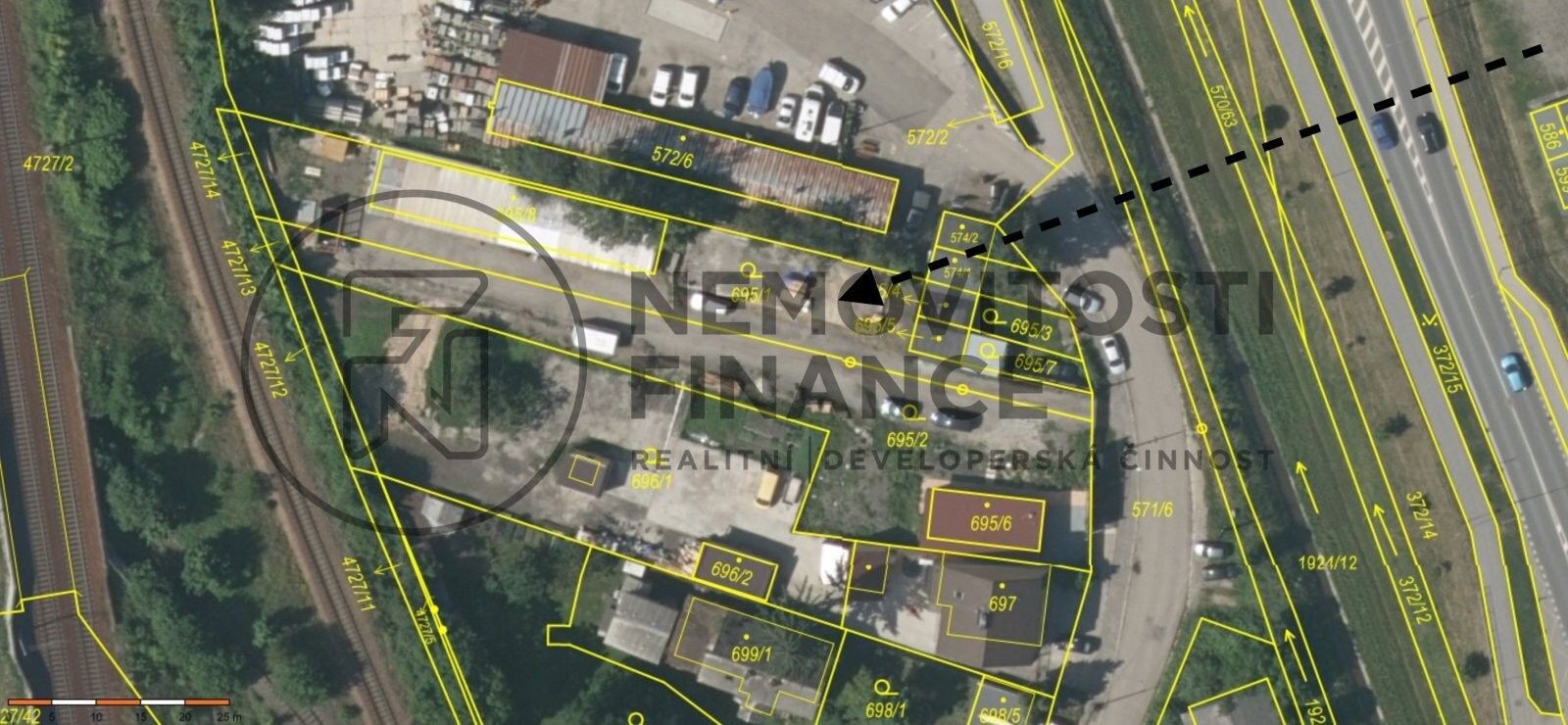 Pronájem komerční pozemek - Tovární 237, České Budějovice 4, 300 m² - 5