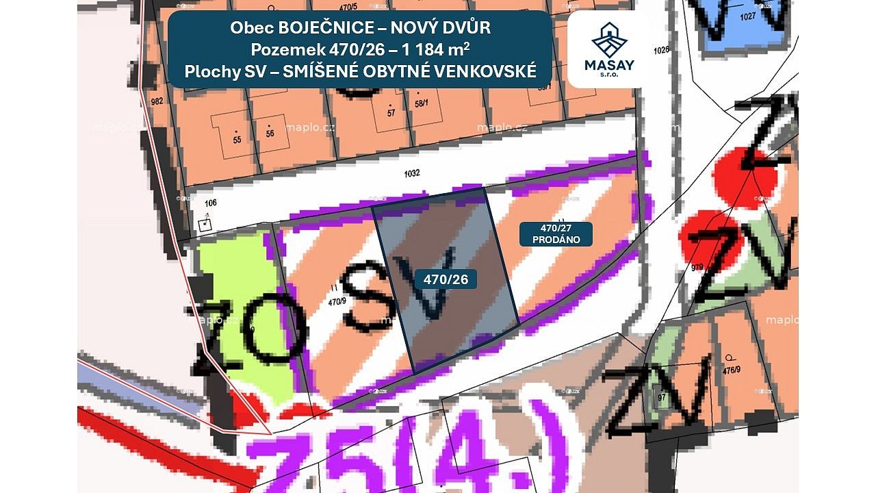 Pozemky pro bydlení, Bor - Boječnice, okres Tachov, Plzeňský kraj - 2