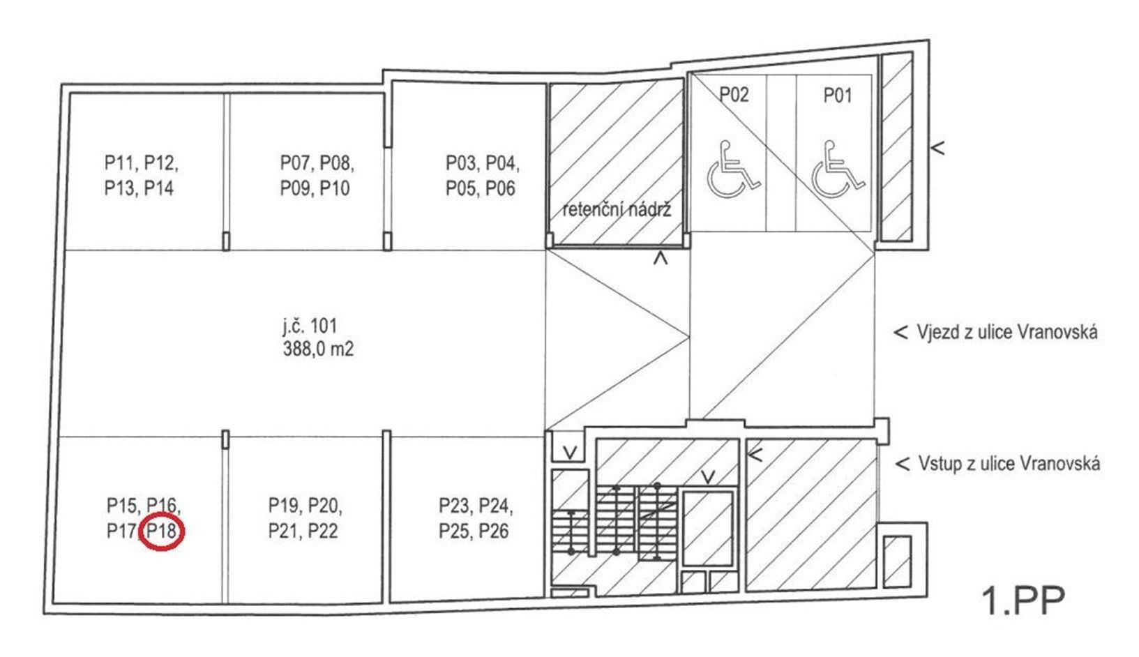 Garáž · 15 m² · Vranovská, Brno - Zábrdovice, Jihomoravský kraj - 3