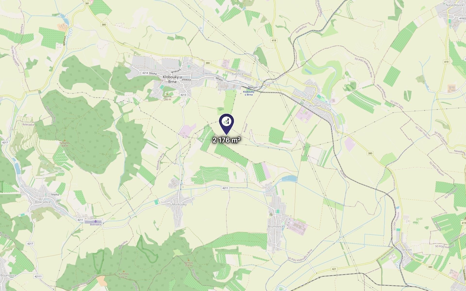 Zemědělský pozemek · 2 176 m² · Brumovice - 3