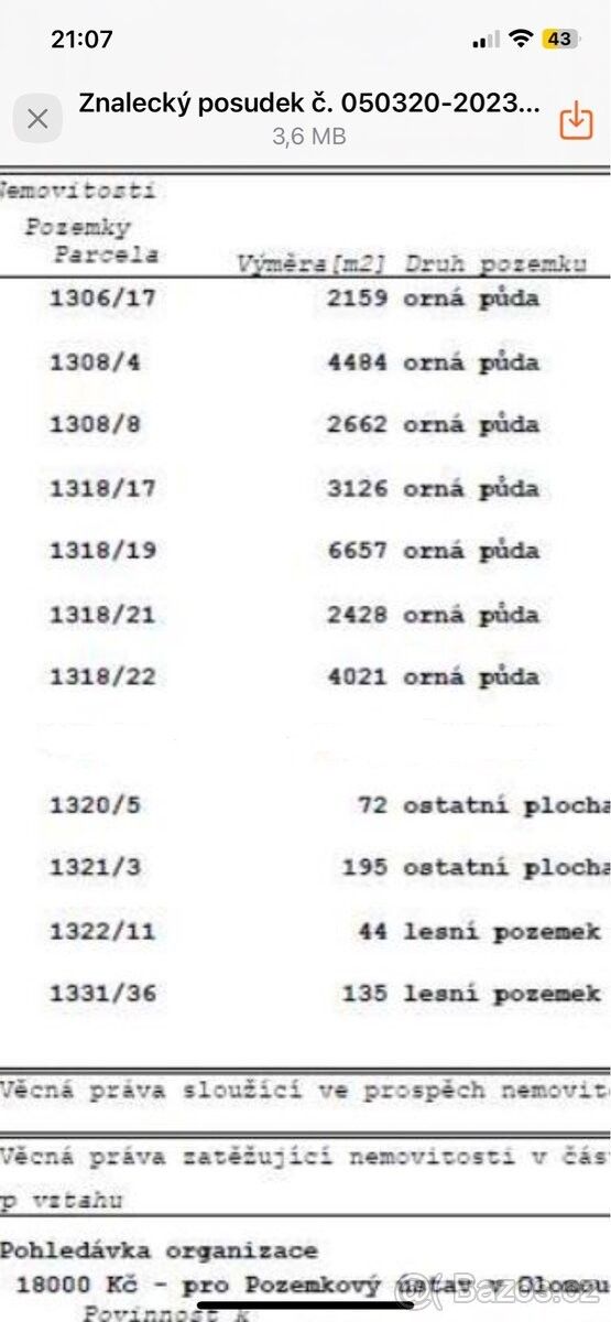 Pozemky pro bydlení, Olomouc, 779 00