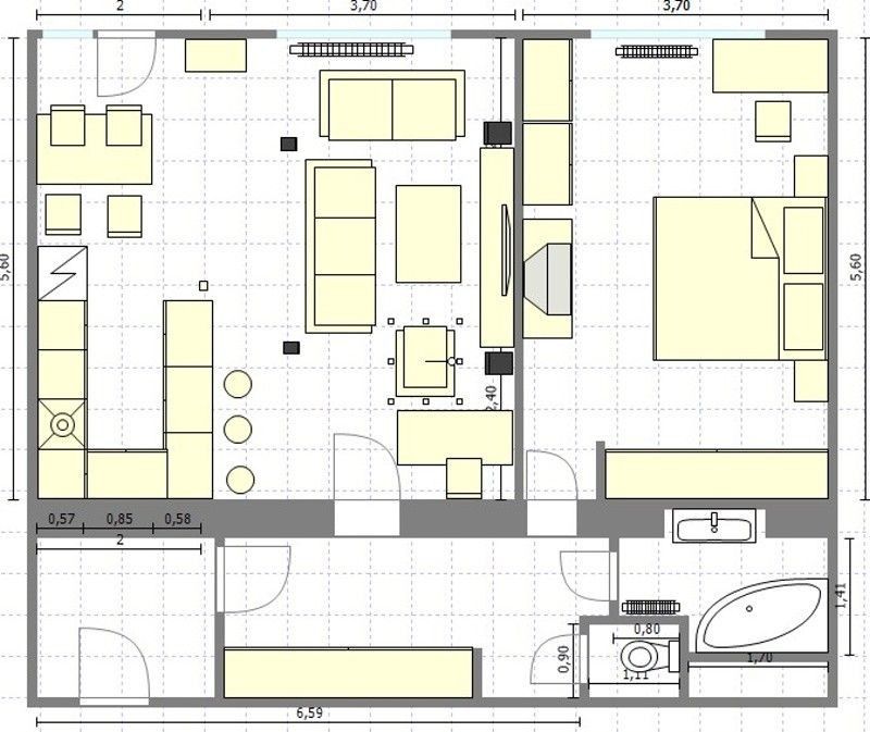 Byt 2+1 · 75 m² · Ukrajinská, Praha - Vršovice - 3
