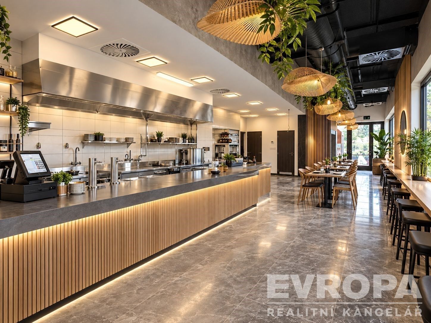 Restaurace, Laponská 1185, Praha Hloubětín, 160 m² - 2