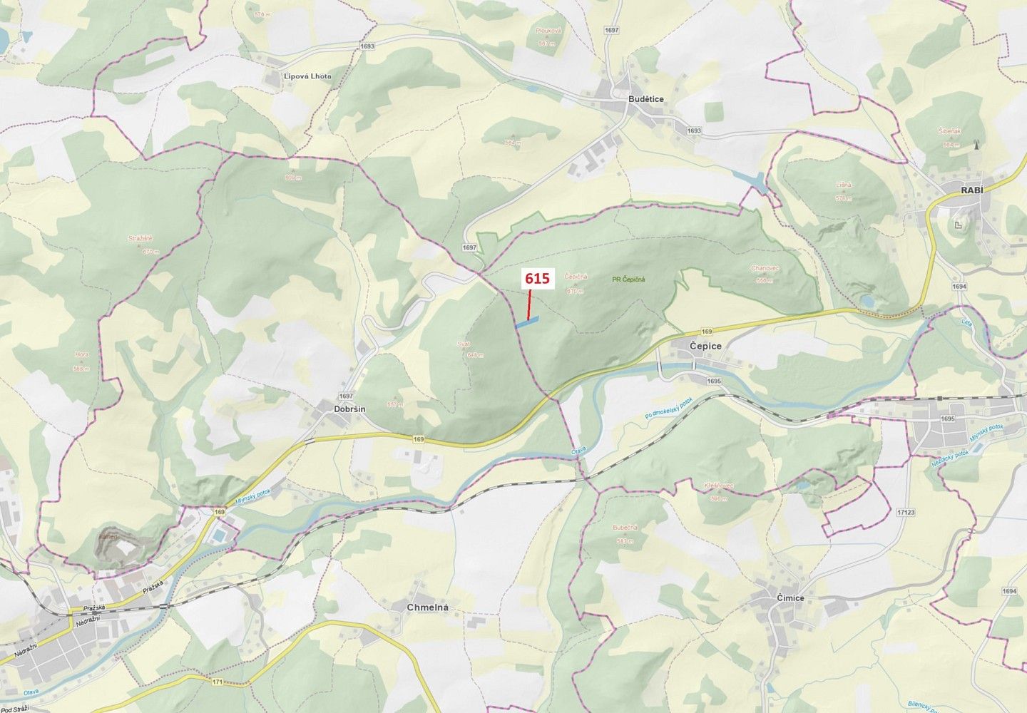 Les, 4 478 m²