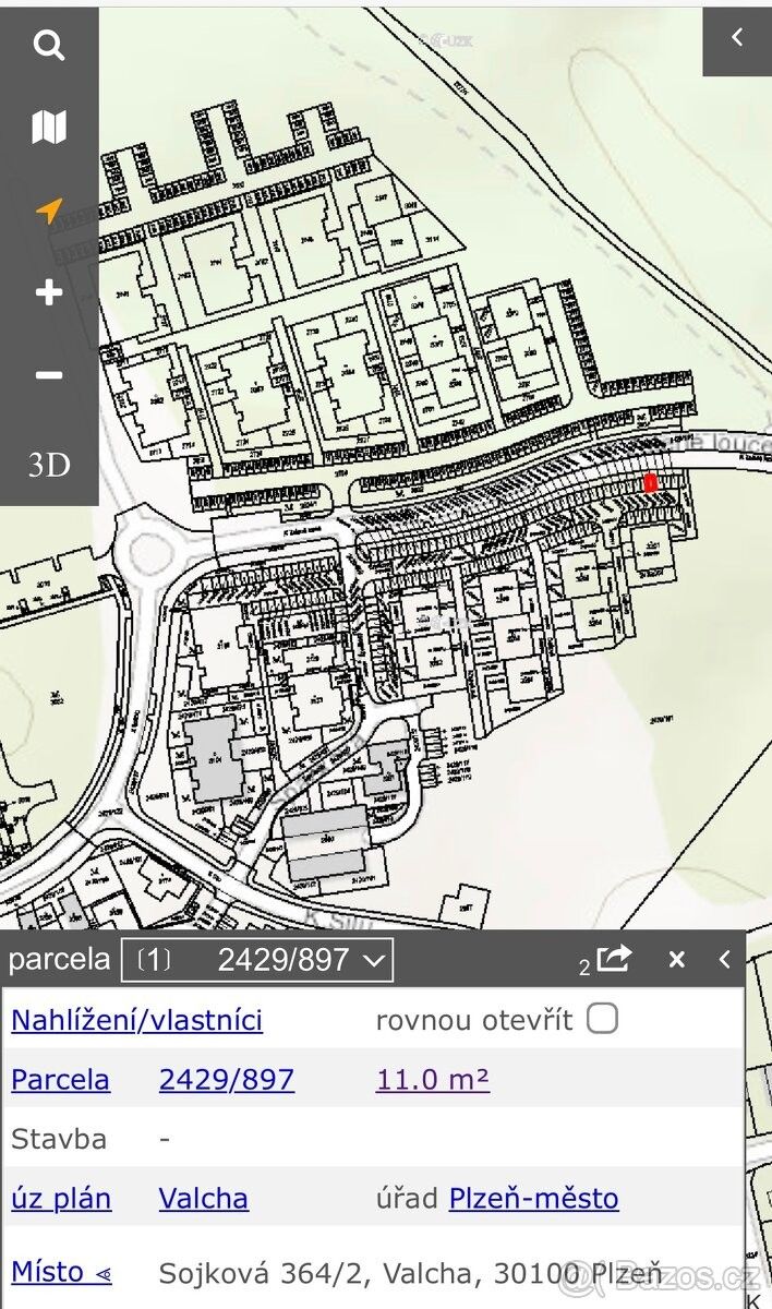 Pronájem garáž - Plzeň, 301 00