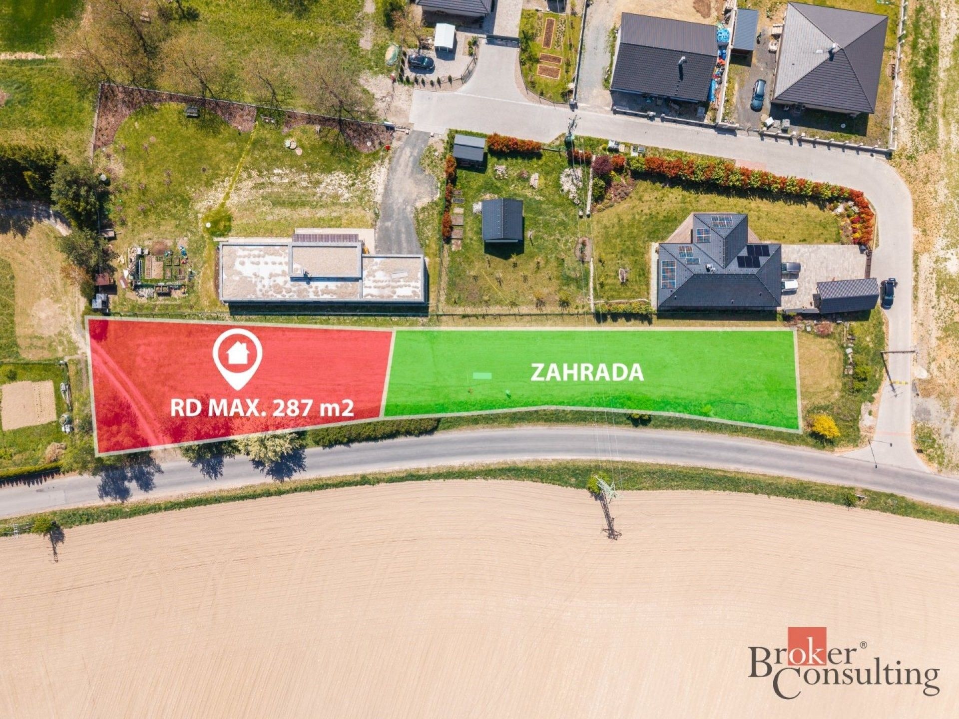 Prodej pozemek pro bydlení - Jenichov, Střemy, 2 357 m² - 5