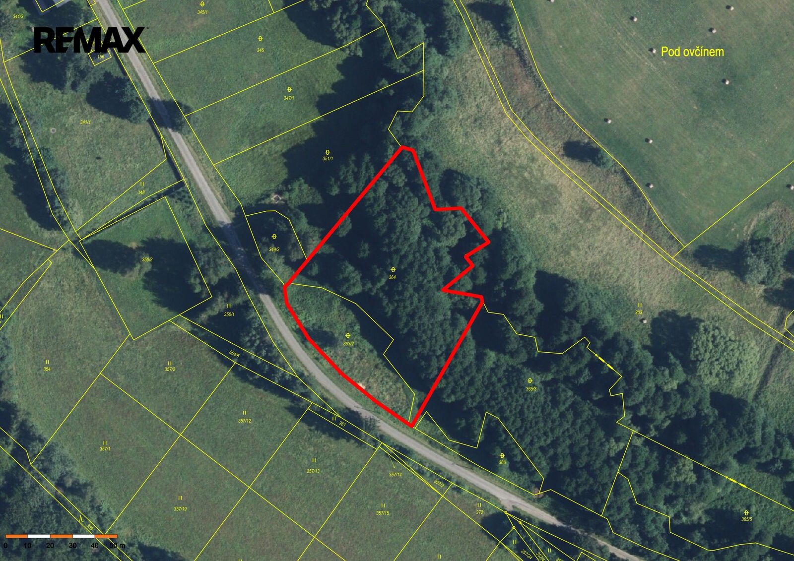 Louky, Borušov, 6 111 m² - 2