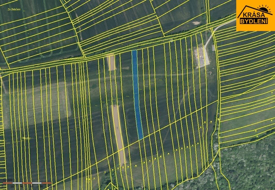 Zemědělské pozemky, Částkov, 6 371 m² - 2