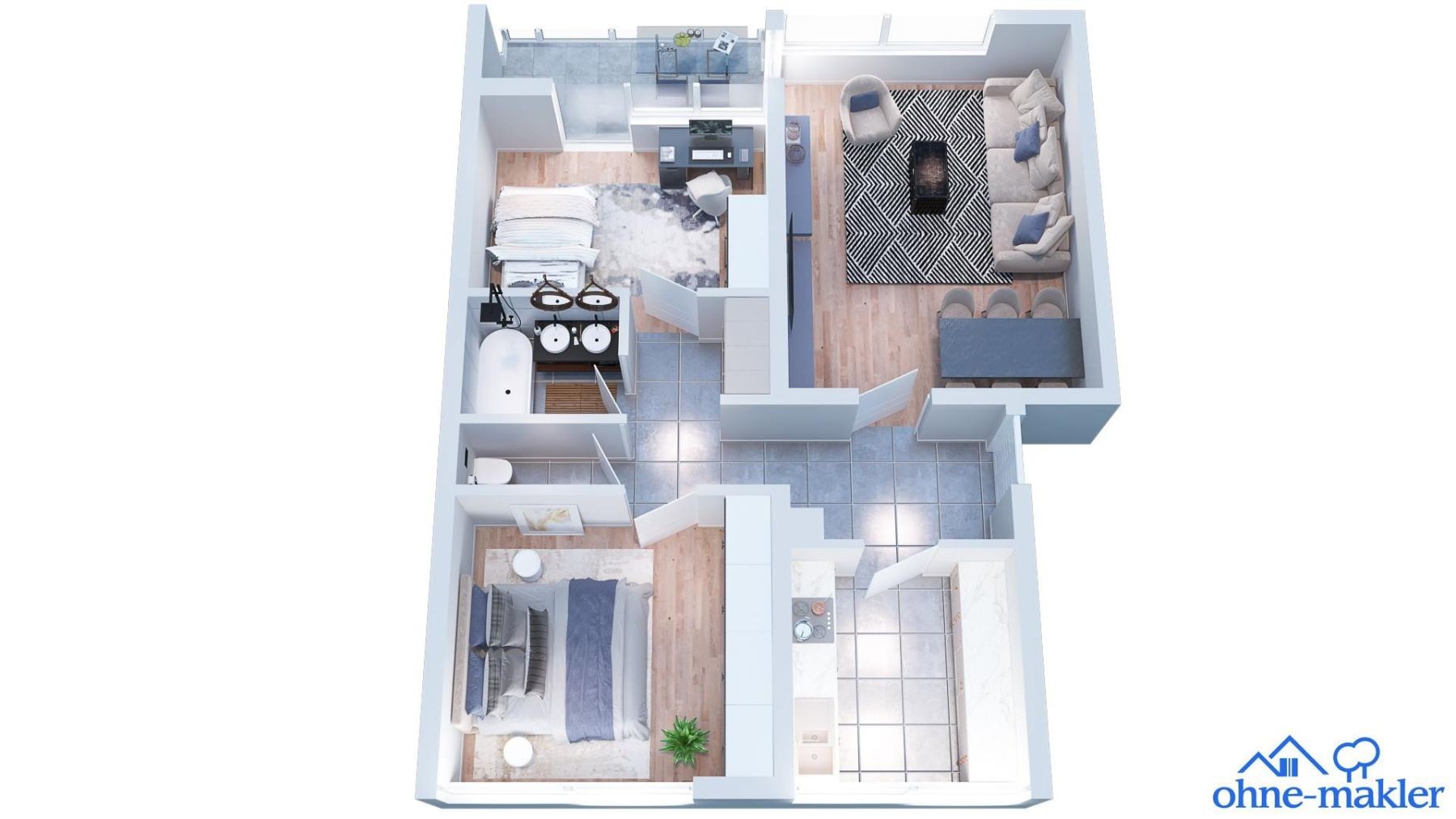 3+1, Traminerweg 74 Ulm Ulm Baden-Württemberg 89075, 76 m² - 2