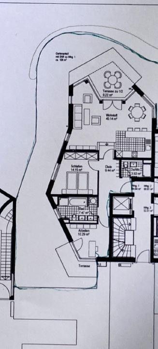 3+1, Possenhofener Str. 61 Starnberg Starnberg Bayern 82319, 94 m² - 1