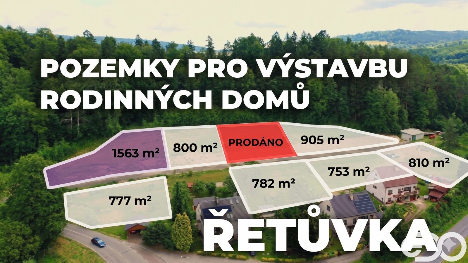 Pozemky pro bydlení, Řetůvka, 1 563 m² - 1