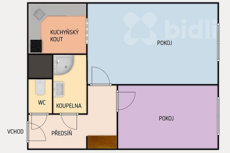 Byt 2+kk · 43 m² · Ciolkovského, Praha 6 - Ruzyně - 3