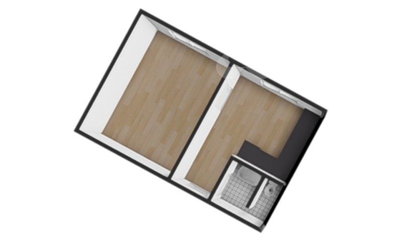 Pronájem byt 1+1 - Sídliště U Nového nádraží, Bílina, 36 m²