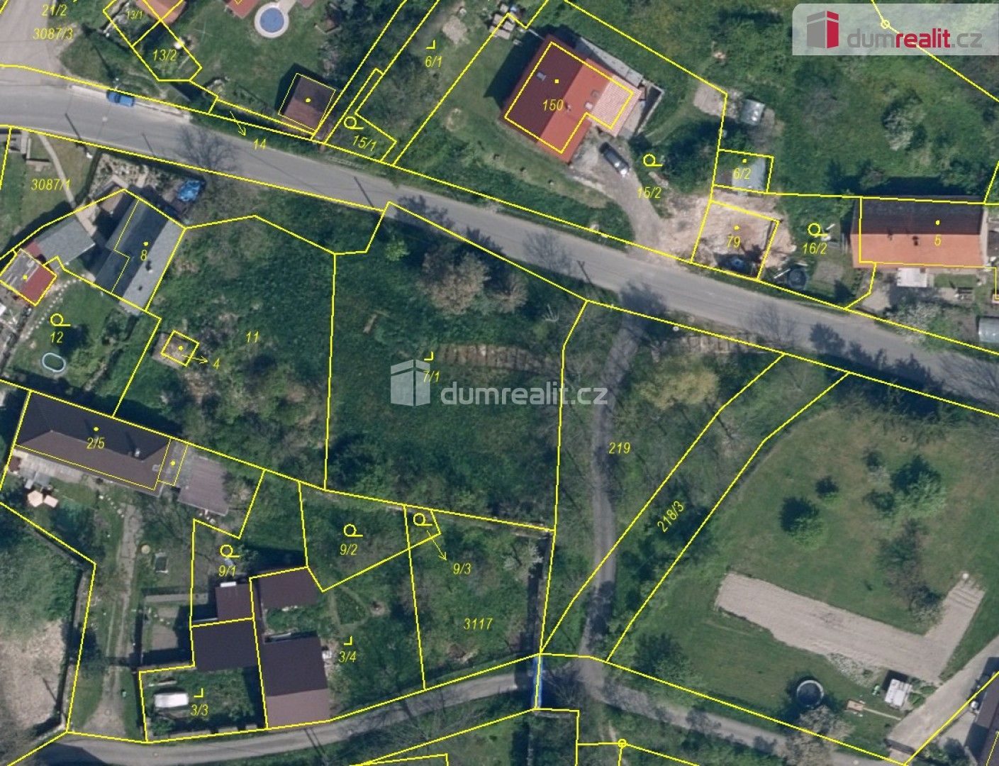 Prodej pozemek pro bydlení - Encovany, Polepy, 1 187 m²