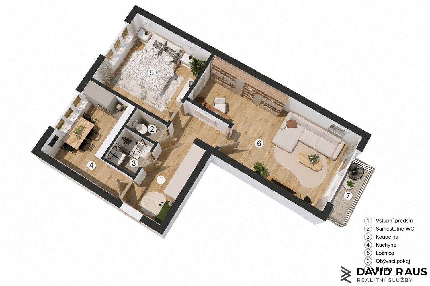 Byt 2+1 · 55 m² · Brno - Štýřice, okres Brno-město, Jihomoravský kraj - 4