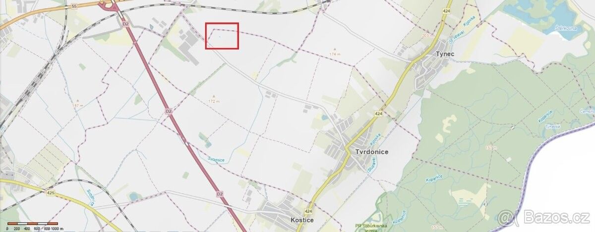 Prodej pozemek pro bydlení - Tvrdonice, 691 53