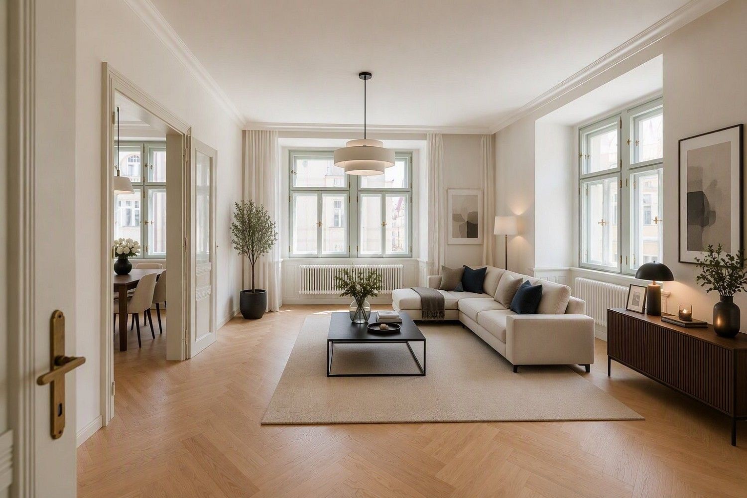 3+1, Praha - Vinohrady, okres Praha 2, Hlavní město Praha, 117 m² - 1