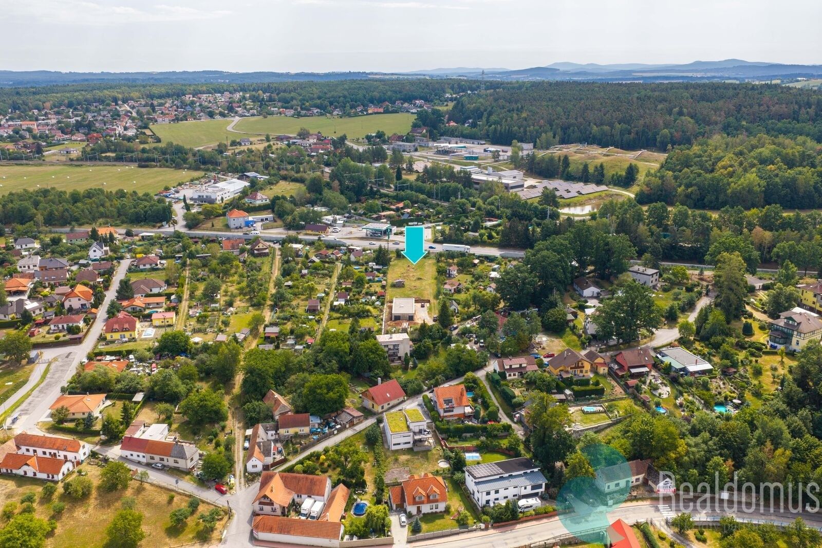 Pozemky pro bydlení, Boršov nad Vltavou, 1 199 m² - 2
