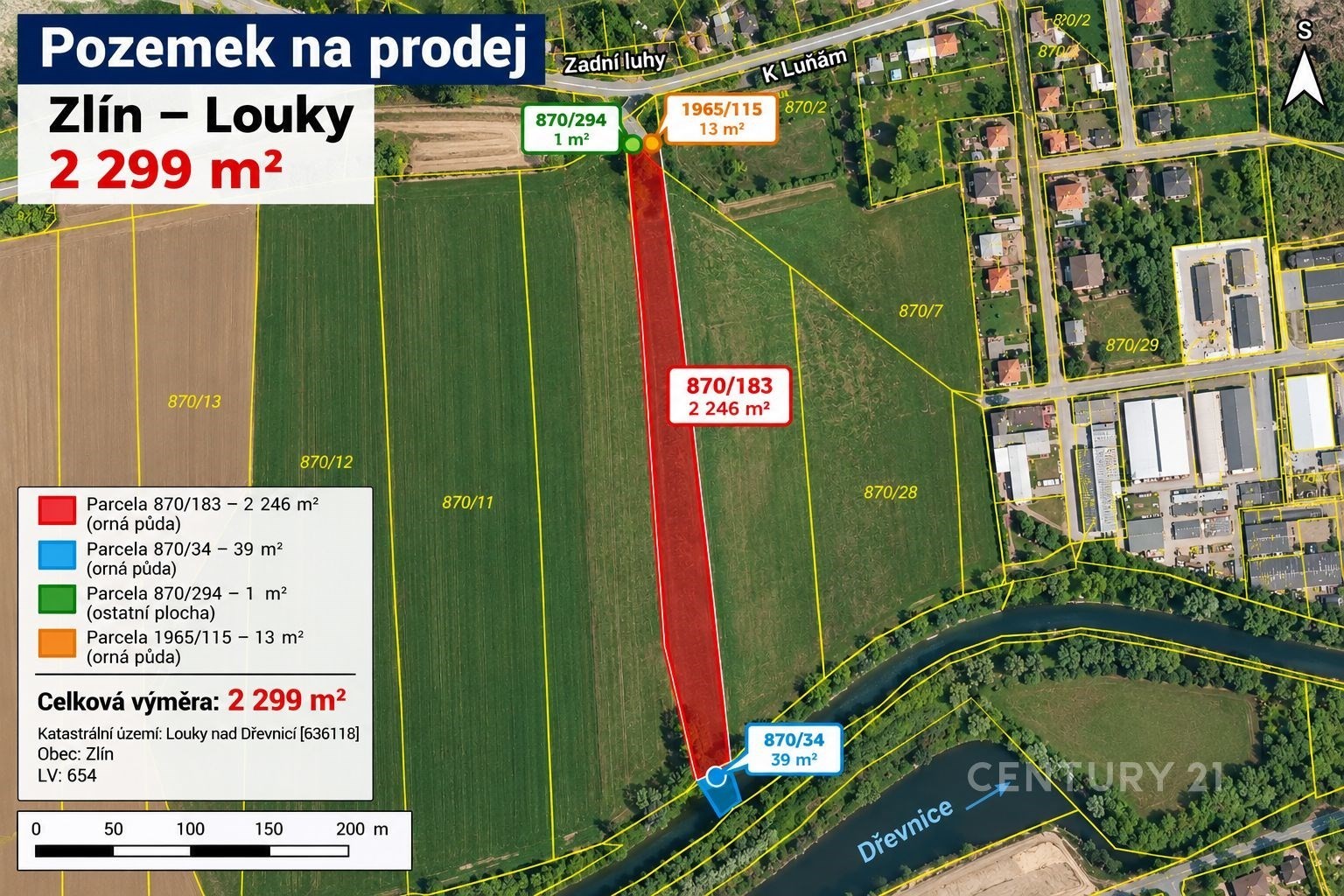 Zemědělský pozemek · Zlín - 3