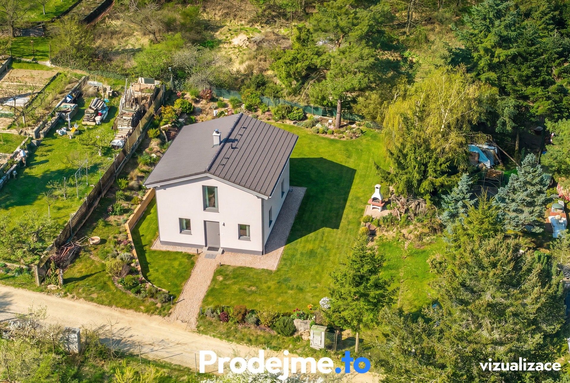 Zahrady, Střelice, 589 m² - 1