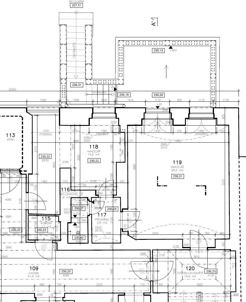 Obchodní prostory · 47 m² · Sokolská, Praha - Nové Město - 4