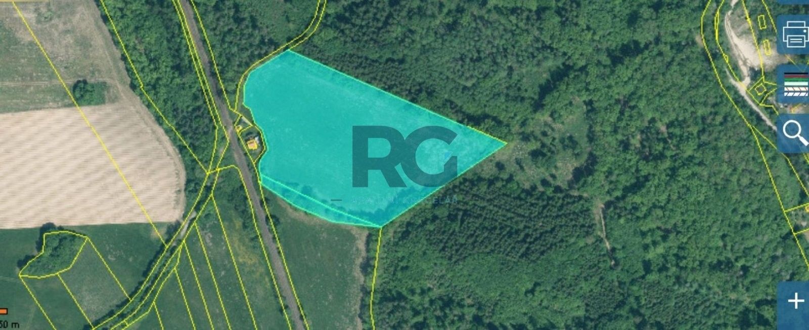 Zemědělské pozemky, Vráž, 25 m²