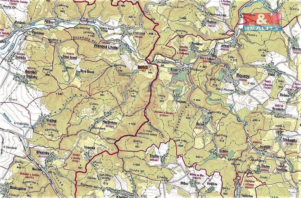 Prodej louka - Vranová Lhota, okres Svitavy, Pardubický kraj - 5