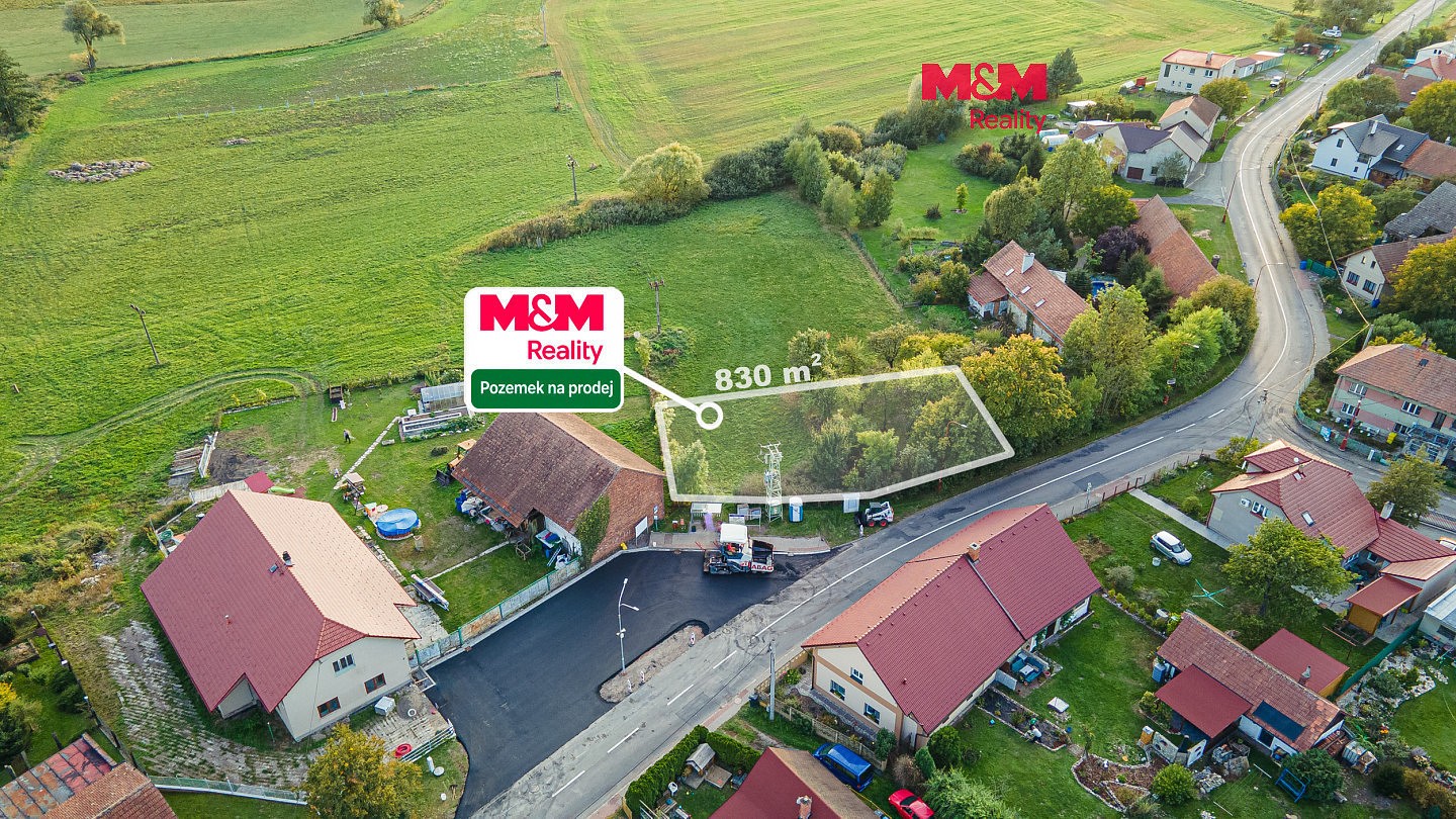 Pozemek pro bydlení, 830 m²