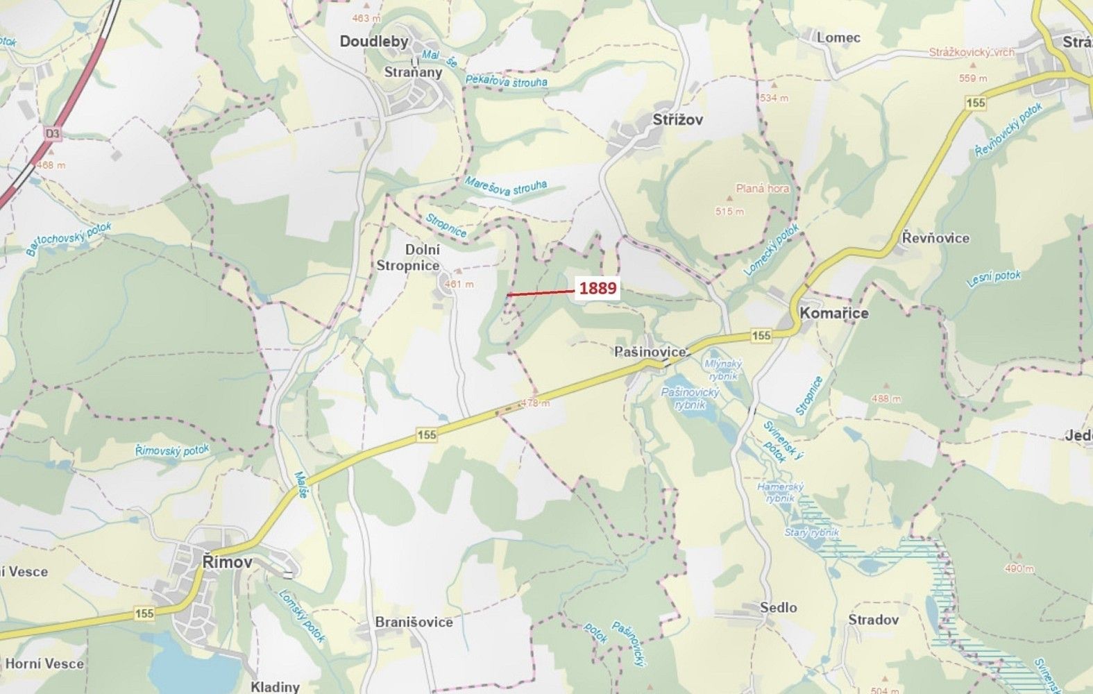 Les, 265 m²