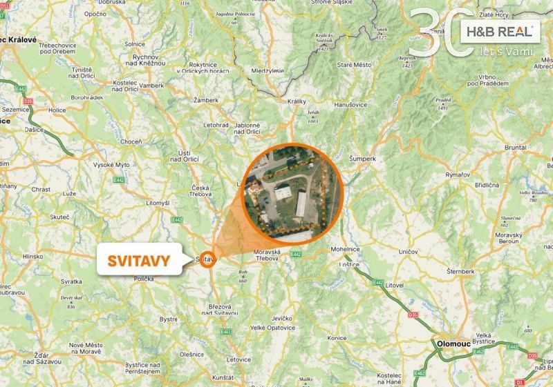 Komerční pozemek · 5 380 m² · 5. května, Svitavy - 3