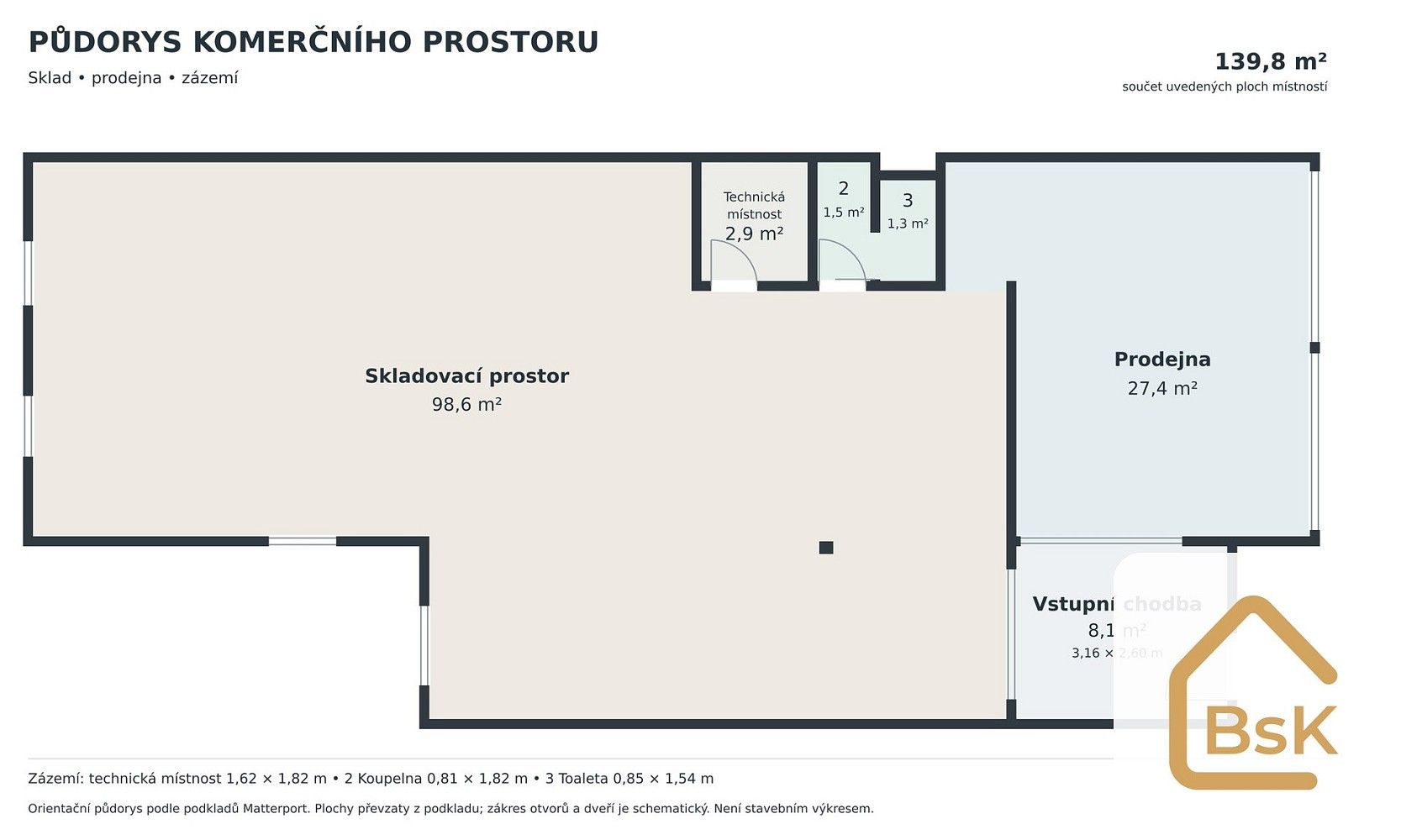 Kanceláře, Dvorská, Jablonec nad Nisou, 141 m² - 2