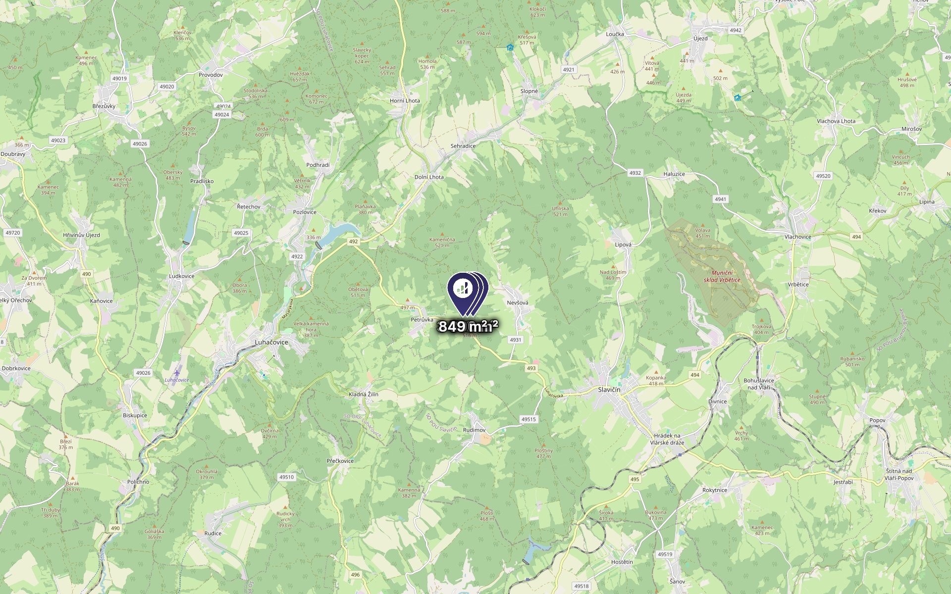 Louka · 4 867 m² · Petrůvka - 3