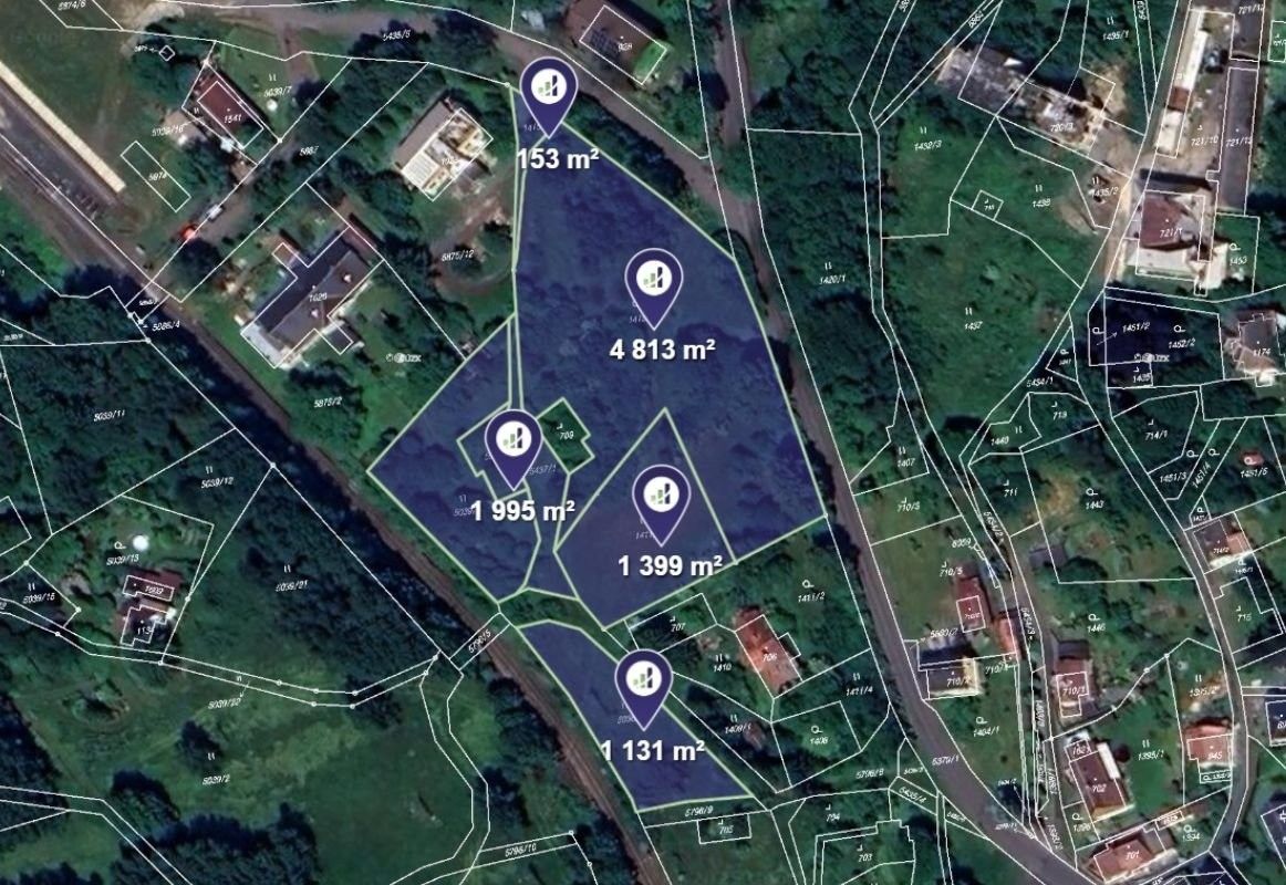 Zahrady, Mikulášovice, 4 746 m²