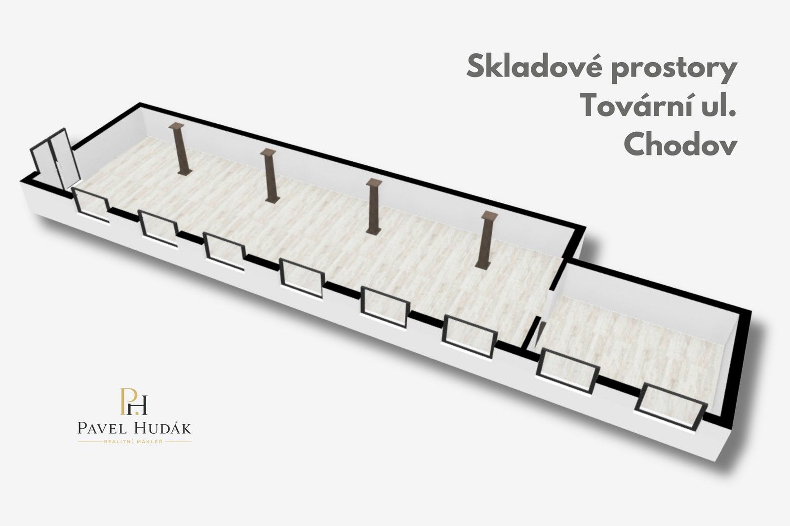 Sklady, Tovární, Chodov, 116 m²