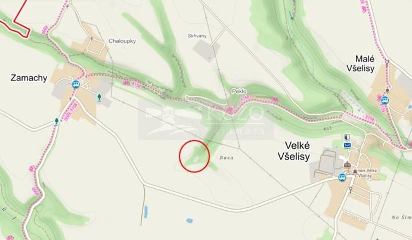 Prodej pozemek - Velké Všelisy, 11 m²