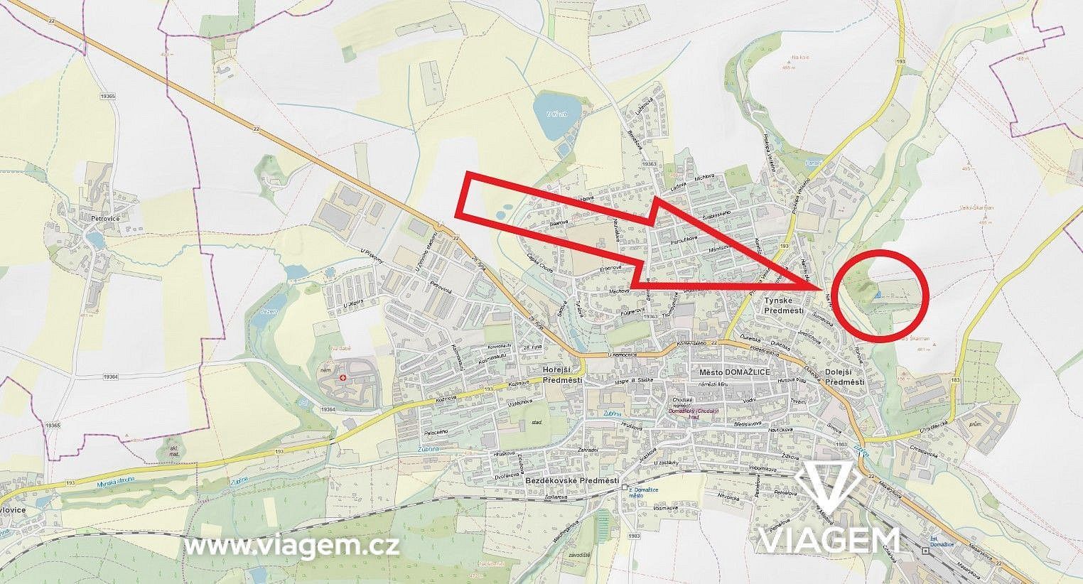 Pozemek pro bydlení · Domažlice, Plzeňský kraj - 3
