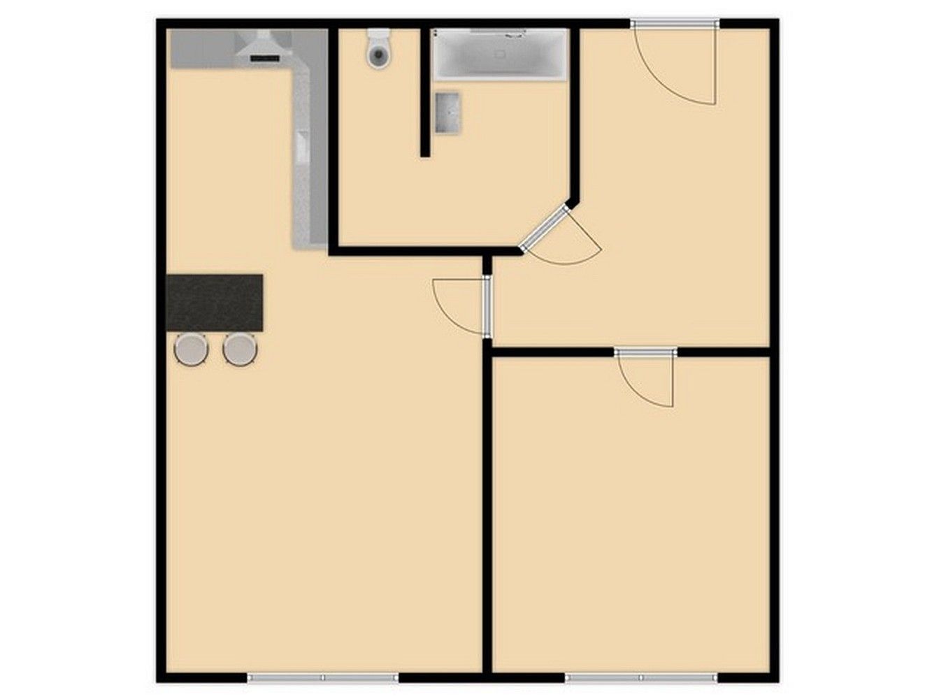 Byt 2+kk · 37 m² · Obchodní, Štětí, okres Litoměřice - 4