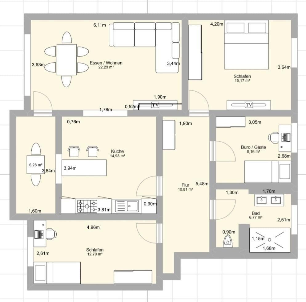 4+1, Georg-Schäffer-Str. 55 Trier Heiligkreuz Rheinland-Pfalz 54295, 94 m² - 2
