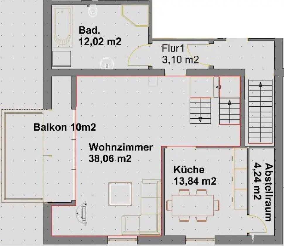 Byt 3+1 · 100 m² · , Braniborsko - 4