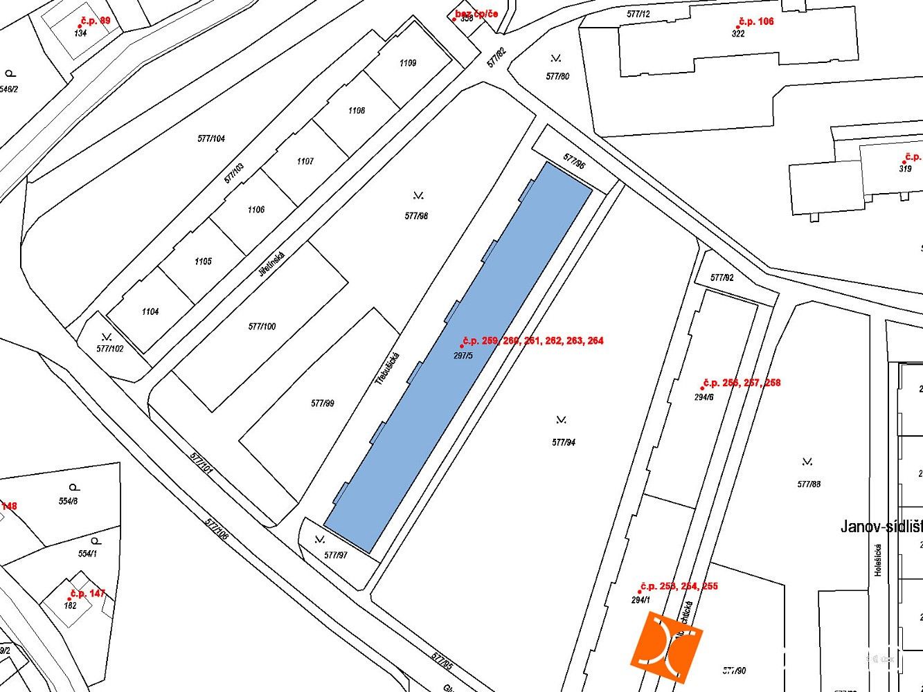 3+1, Třebušická, Litvínov - Janov, okres Most, 68 m² - 2